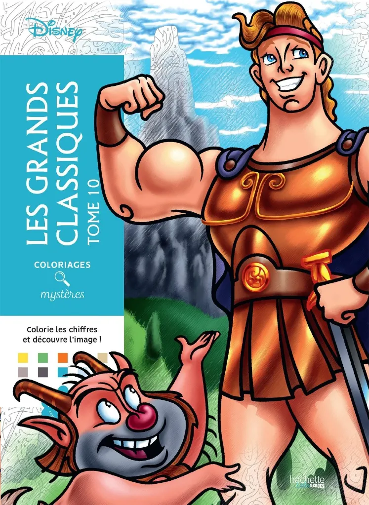 Coloriages mystères Disney - Les Grands classiques Tome 10